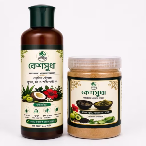 ২০০ মি.লি. হেয়ার অয়েল + ১৫০ গ্রাম হেয়ার প্যাক